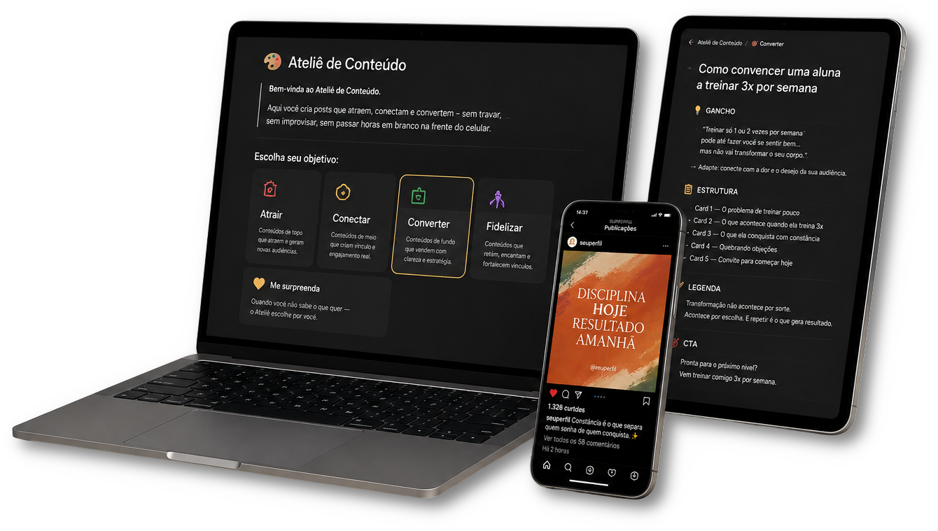 Ateliê de Conteúdo Preview